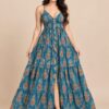 IMG-20260928-WA0009 Women’s Teal Blue Printed Tiered Maxi Dress
