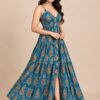 IMG-20260928-WA0014 Women’s Teal Blue Printed Tiered Maxi Dress