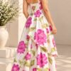 IMG-20260928-WA0017 Women’s Ivory Pink Floral Layered Maxi Dress
