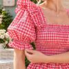 IMG-20260928-WA0027 Women’s Pink Gingham Tiered Maxi Dress