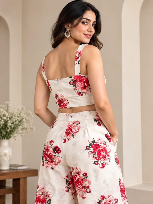 IMG-20260928-WA0090 Women’s White Floral Printed Co-Ord Set