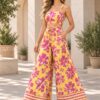 IMG-20260928-WA0104 Women’s Yellow Pink Floral Three-Piece Co-Ord Set