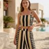 IMG-20260928-WA0113 Women’s Black & Beige Printed Co-Ord Set